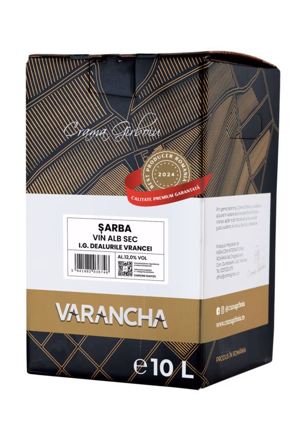 Varancha Sarba sec Bag in box 10L - Vin alb sec