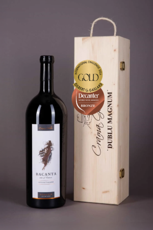 Bacanta Fetească Neagră 3L – vin roșu sec premium (Jeroboam)