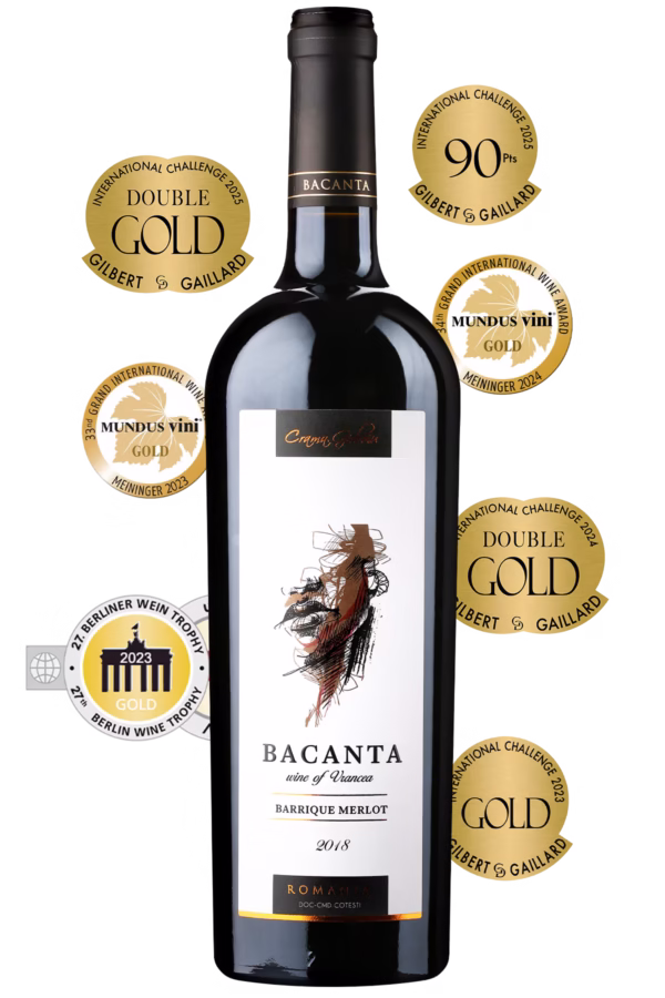 Bacanta Merlot Barrique - vin rosu sec