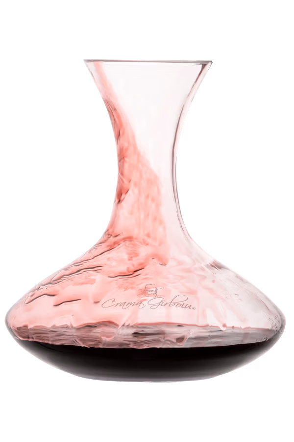 Decantor Vin  - Robust si realizat din cristal de cea mai buna calitate