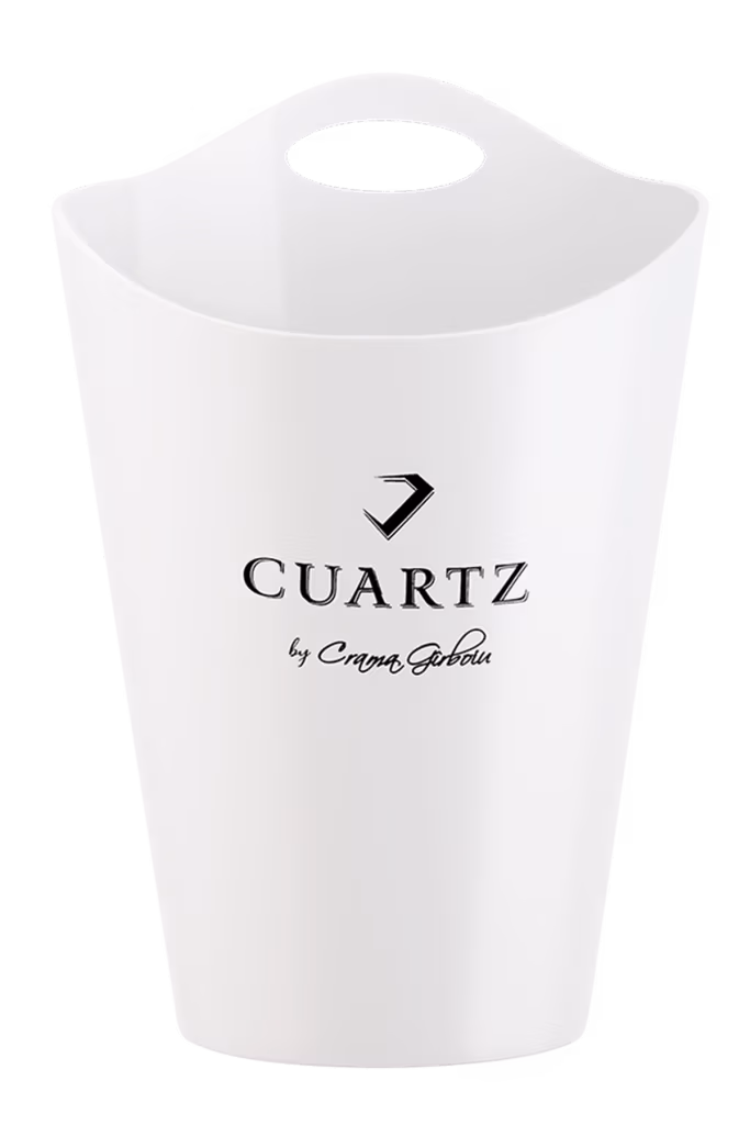 Frapiera Spumant Cuartz  - Confectionata din policarbonat alb mat