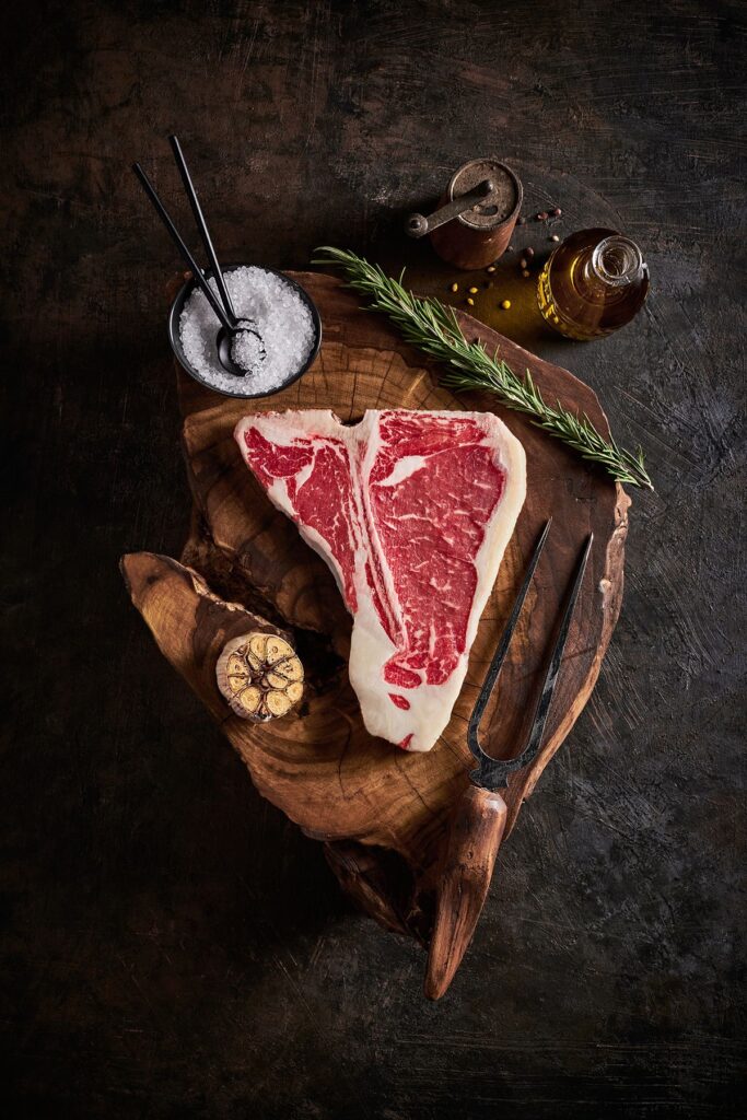 t-bone carne de vita