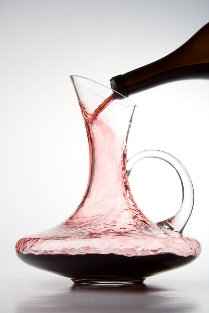 Cabernet Sauvignon in decantor