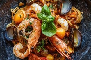 paste cu fructe de mare